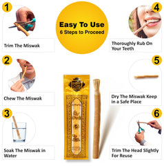 How to use Sewak Al Hijazi Miswak toothbrush