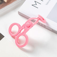 Lens holder and silicone rods for safe handling
