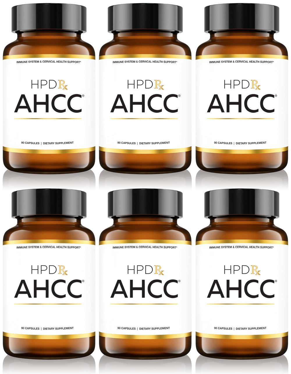 HPD Rx AHCC & Shiitake 1100 mg packaging