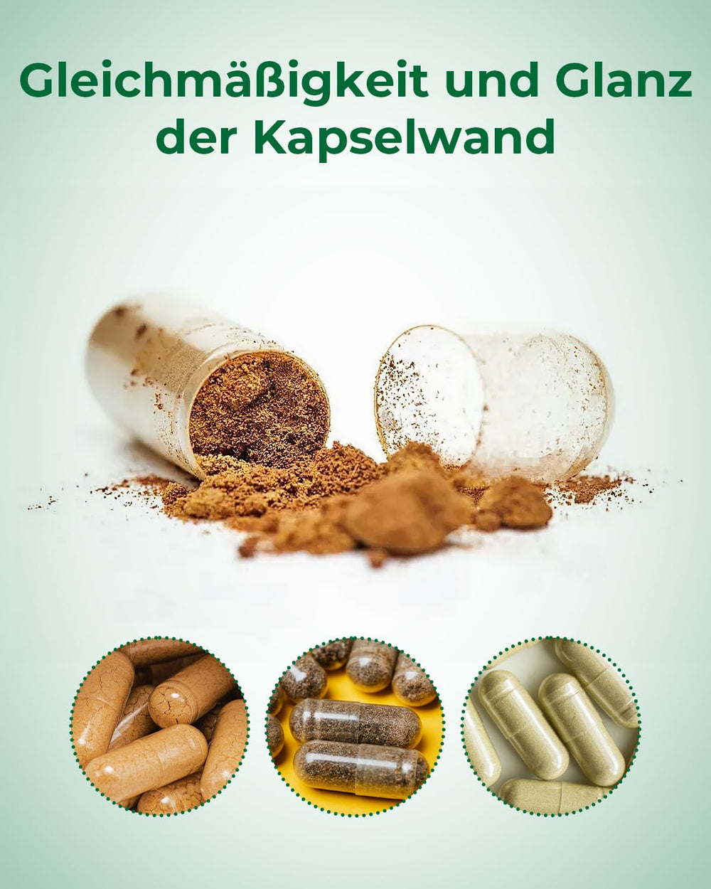 Plant-based HPMC material details for empty capsules size 00-200