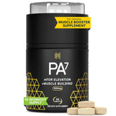 Front view of HPN PA(7) Muscle Builder bottle