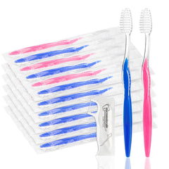 HQSLsund prepasted disposable toothbrushes 150-pack, individually wrapped