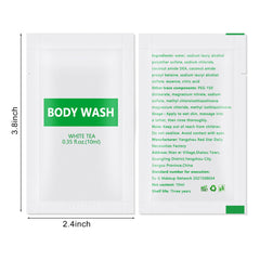 Travel-size body wash bottles 0.35 oz / 10 ml (30 pack)