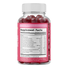 Ingredient panel showing Biotin and vitamins