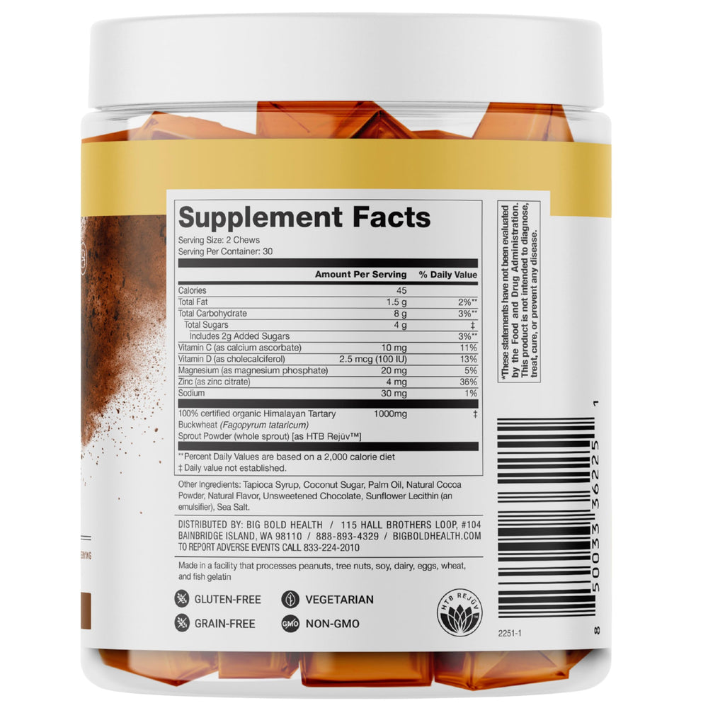 Non-GMO, gluten-free and dairy-free badges