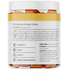 Nutrition facts panel for HTB Immune Energy Chews