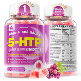 Hero image of a 60-count bottle of 5HTP gummies