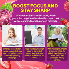 Child-friendly gummies suitable for ages 8 and up