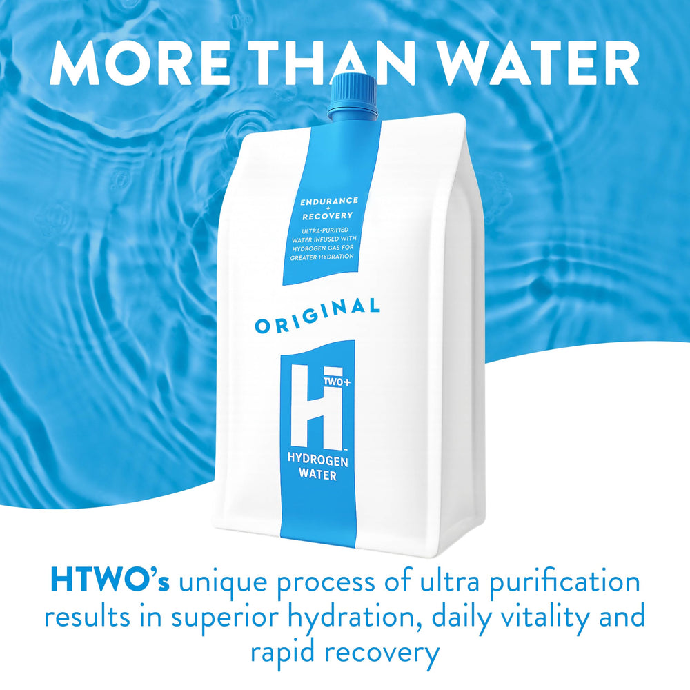 HTWO hydrogenated tablet closeup for quick, mess-free hydration on the move.