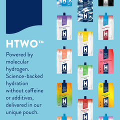 HTWO on-the-go hydration use in a gym bag for fast hydration.