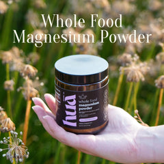 Lifestyle shot with berries and powder