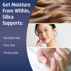 Graphic showing improved absorption of silica gel