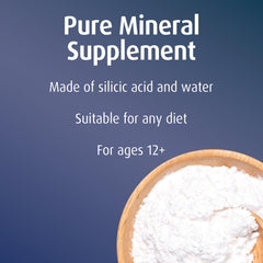 Illustration of colloidal silica supporting connective tissue