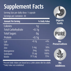 Product label highlighting non-GMO, gluten free, lactose free and vegan