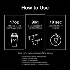Huel Black Vanilla serving mug ready-to-mix shake for busy mornings