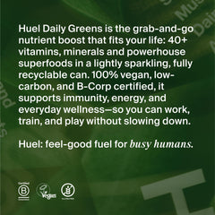 Flavor profile of Huel Daily Greens: Apple, Pineapple, Lime and Mint