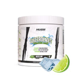 Huge Supplements Electrolytes Powder Arctic Lime bottle pour supports on-the-go hydration during workouts.