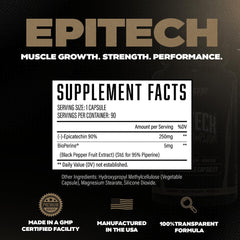 Huge Supplements Epicatechin capsules close-up in training-ready form