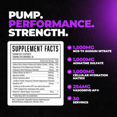 Huge Supplements Magnify Pump capsules close-up highlighting premium NO3-T and agmatine