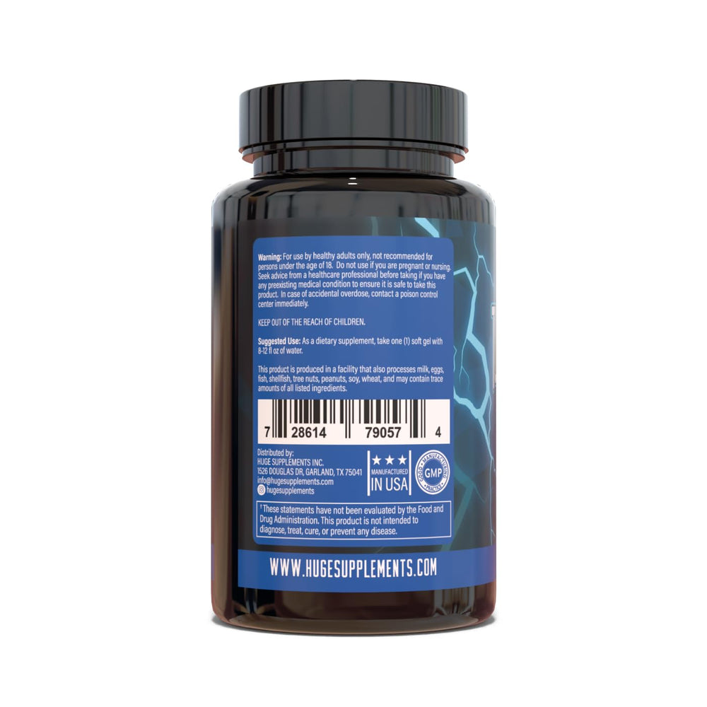 Huge Supplements Turkesterone recovery benefit depiction during post-workout routine.