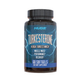 Huge Supplements Turkesterone softgel capsules for high bioavailability and potential muscle support.