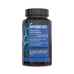 Huge Supplements Made in USA GMP facility logo and manufacturing process.