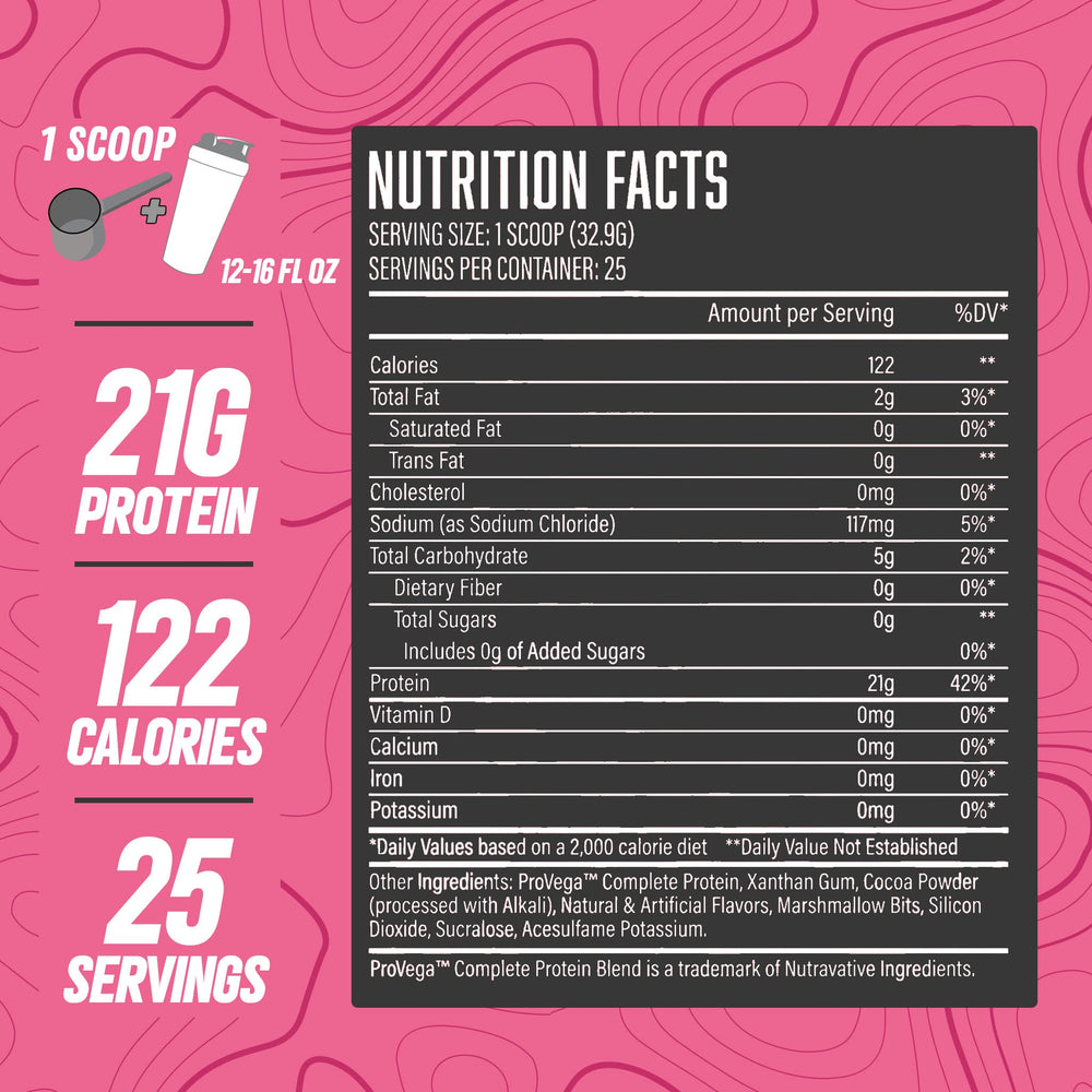 Huge Supplements vegan protein marshmallow madness shaker enables quick smooth mixes