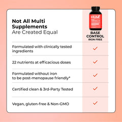 One tablet daily serving with food for Base Control