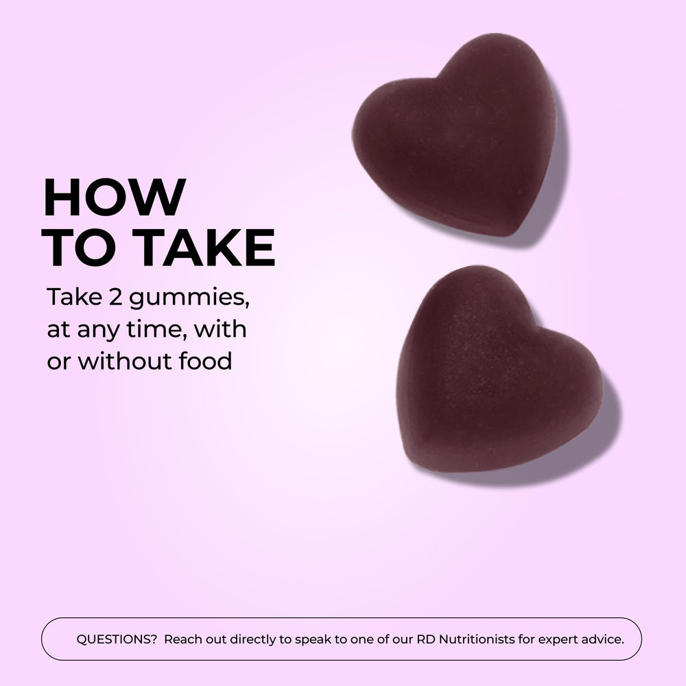 Vegan and non-GMO certification badges on HUM gummies packaging