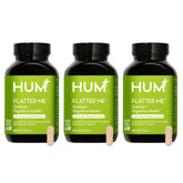 HUM Flatter Me bottle with product label