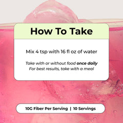 Close-up of strawberry lemon flavored powder and scoop