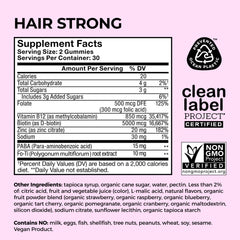 Fo-Ti root and vitamin ingredients concept for hair health