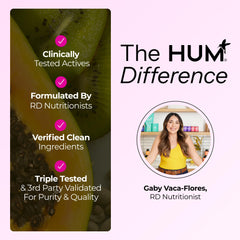 Men and women choosing HUM Hair Strong daily hair growth supplement