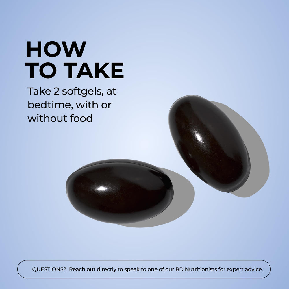 Calming botanicals and night-time sleep imagery for HUM Mighty Night