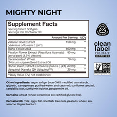 Valerian root ingredient in HUM Mighty Night