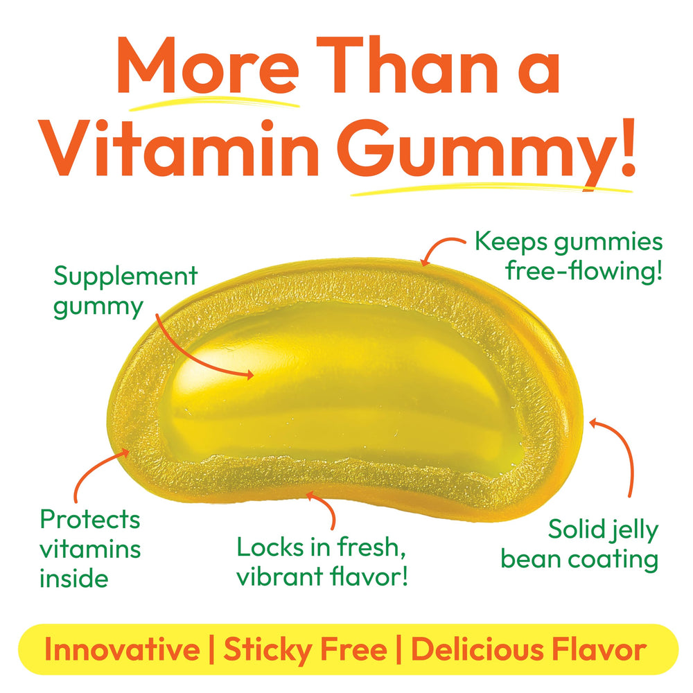 Chewy jelly bean gummy texture