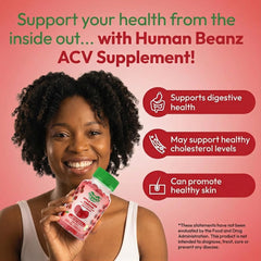 Human Beanz kosher-gluten-free-vegetarian label signals inclusive dietary options.