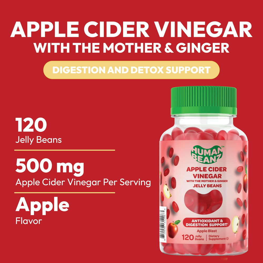 Human Beanz The Mother Ginger infusion image emphasizes natural ingredients for digestive support.