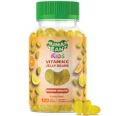 Front view of Human Beanz Vitamin C Jelly Beans for Kids Citrus Blast flavor