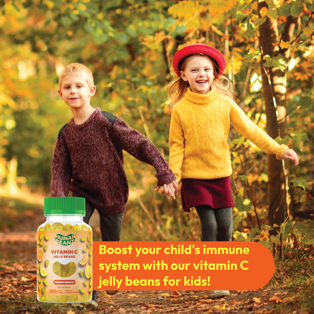 Kosher, vegetarian, gluten-free Vitamin C jelly beans label