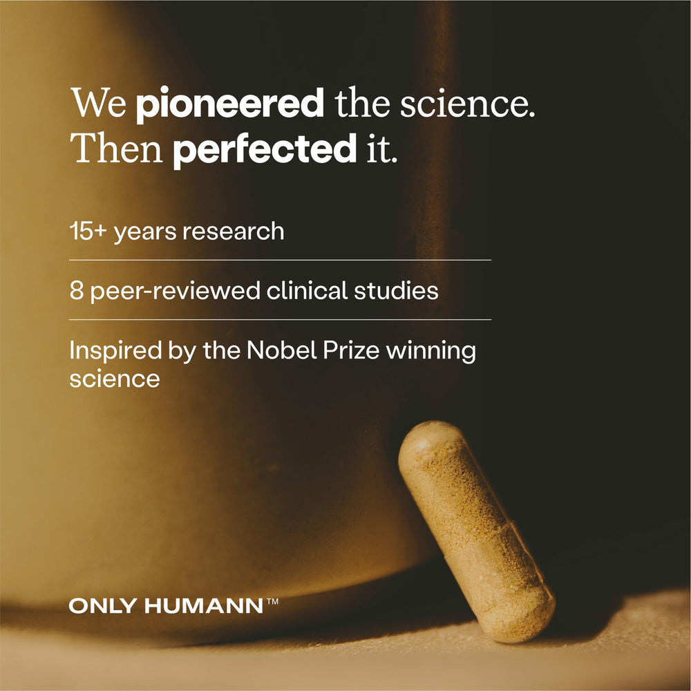 Humann Metabolic Health Daily mulberry leaf closeup emphasizing post-meal glucose response support.