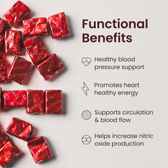 Humann SuperBeets grape seed extract bottle highlighting nitric oxide support