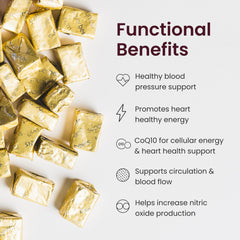 Illustration highlighting beetroot and grape seed extract in the formula