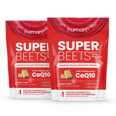 Hero image of HumanN SuperBeets Heart Chews Advanced bottle with label visible