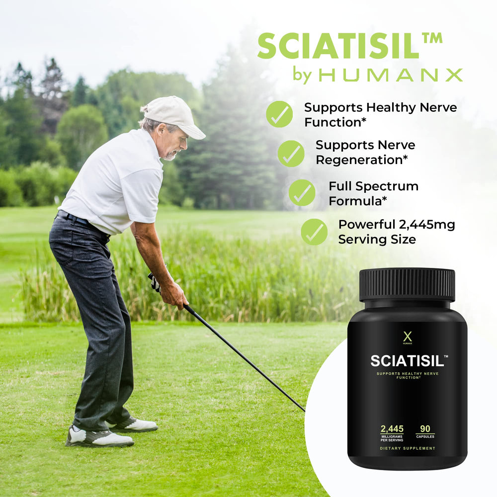 Scientifically dosed nerve health ingredients in Sciatisil