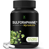HUMANX Sulforaphane+ 602mg bottle on white background