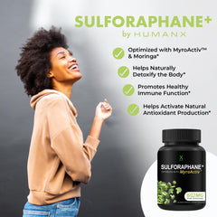 Sano Verde broccoli seed extract and moringa ingredients