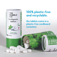 Dentist-developed formula for Humble toothpaste tablets