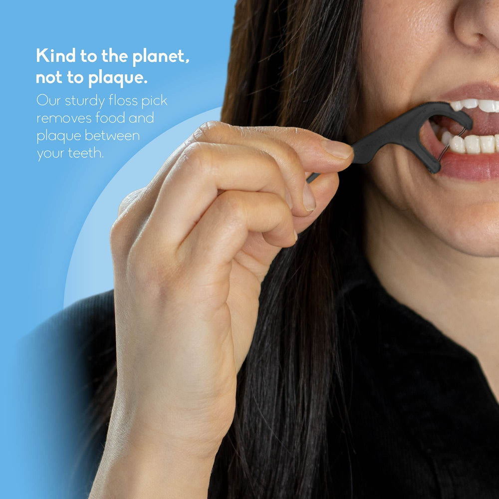 Plant-based handle with 53% plant-based materials (cornstarch)