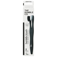 Humble SFT B&W PB TBRSH 6x2.00 toothbrush packaging - vegan, plant-based, eco-friendly